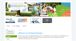Desktop Screenshot of familiecampings.eu
